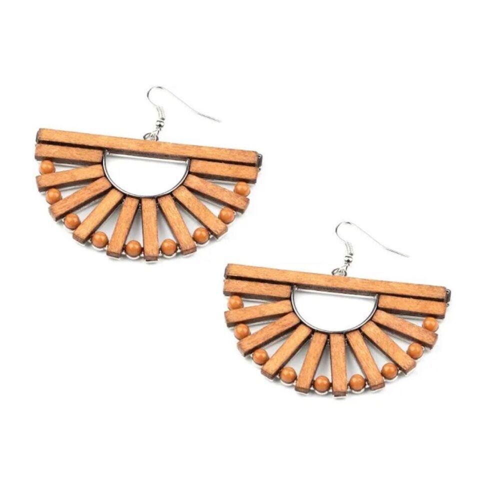 Bundle Sale 3 for $15 | Paparazzi Wooden Wonderland Earrings